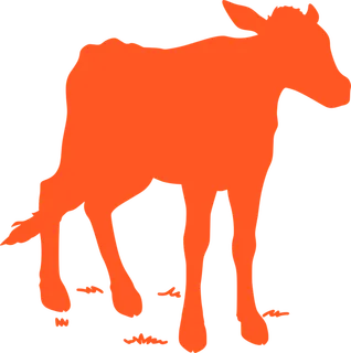 驴马剪影现代农业素材