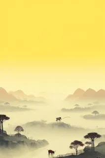 意境复古风节气背景 意境复古风节气背景