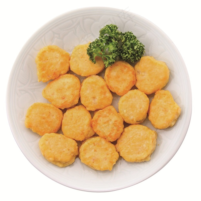 油炸虾饼（美食图片）