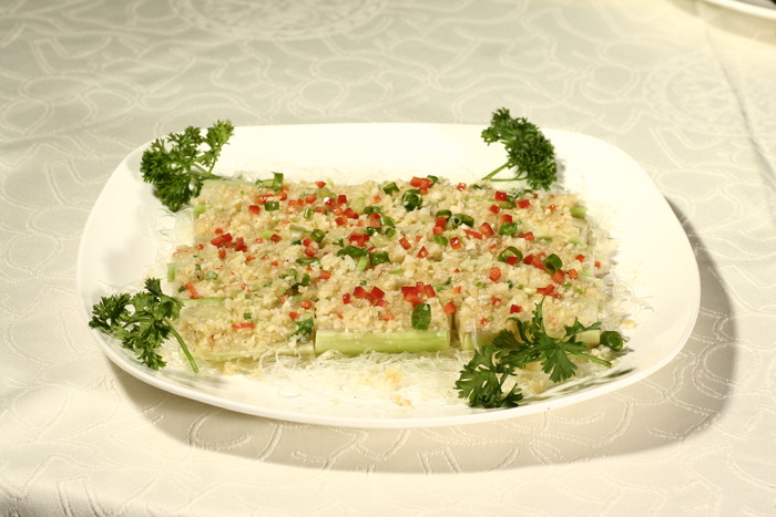 17蒜茸粉丝蒸丝瓜 雅香苑