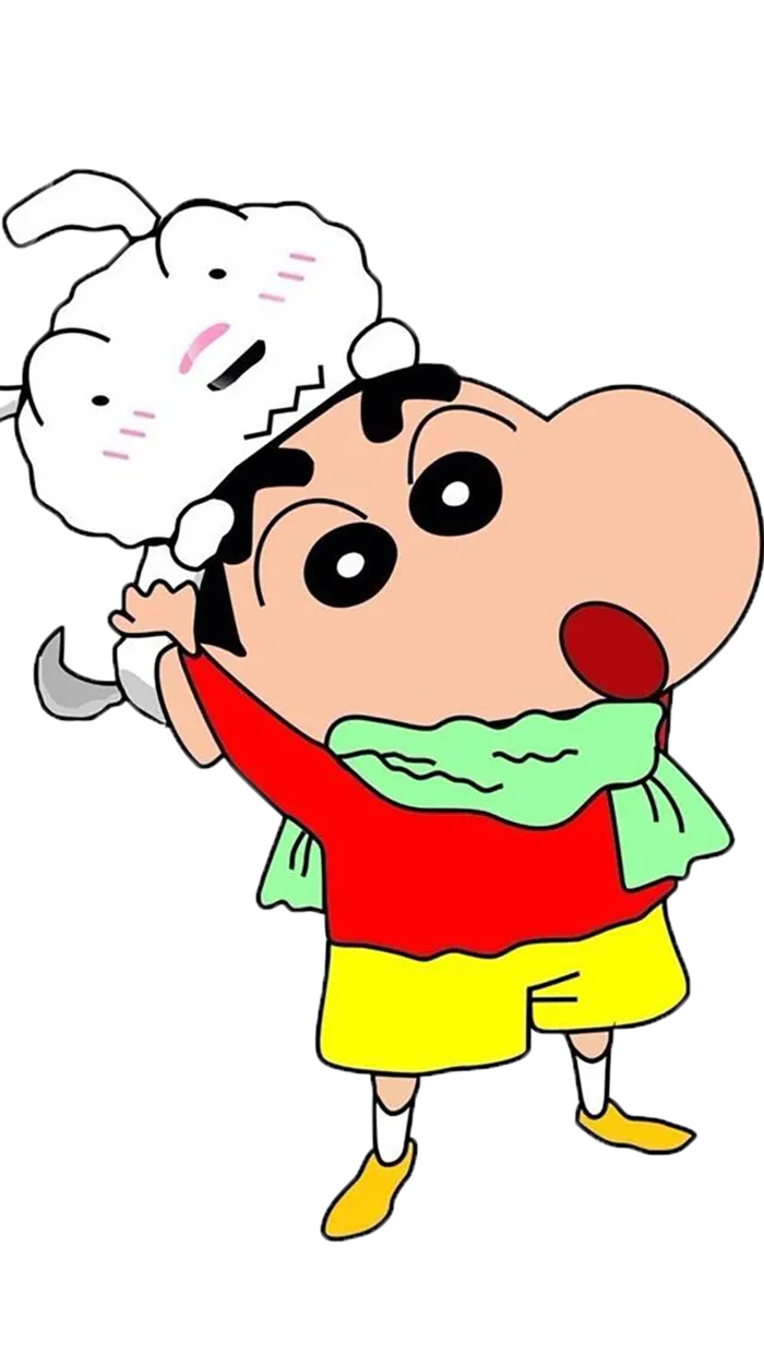 蜡笔小新卡通小白