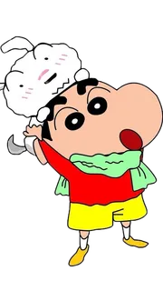 蜡笔小新卡通小白