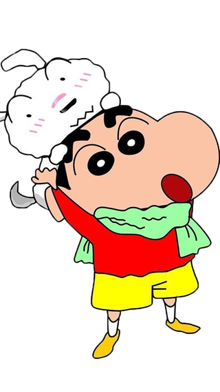 蜡笔小新卡通小白