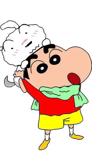 蜡笔小新卡通小白