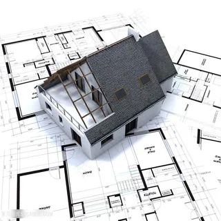 建筑模型图纸高清图片 建筑模型图纸高清图片