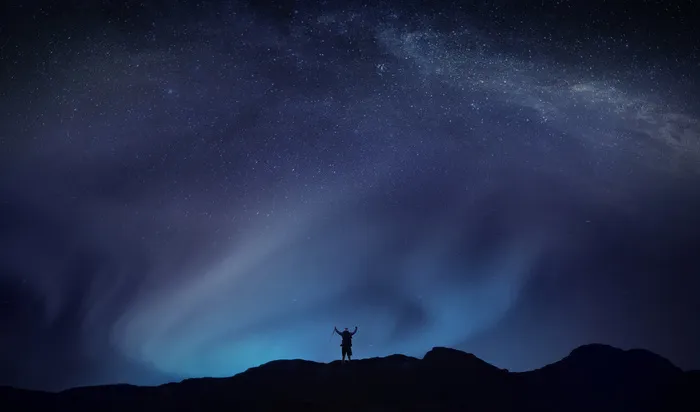 唯美天空背景PSD分层素材