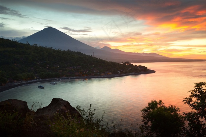 美丽的巴厘岛美景高清图片