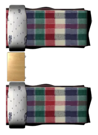 户型图必备免扣素材-床