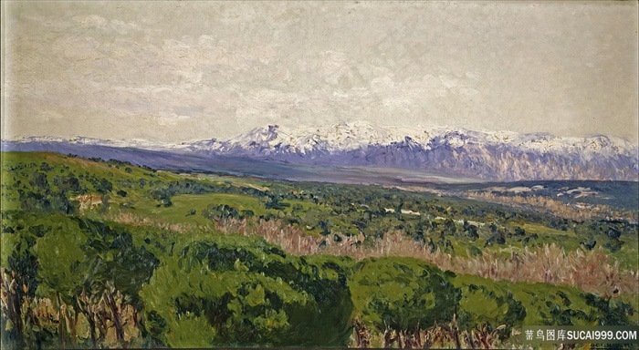 贝吕特-伊-莫雷-奥雷利亚诺-德-瓜德罗马风景画