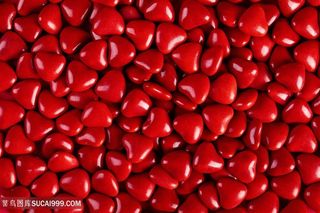 红色爱心巧克力