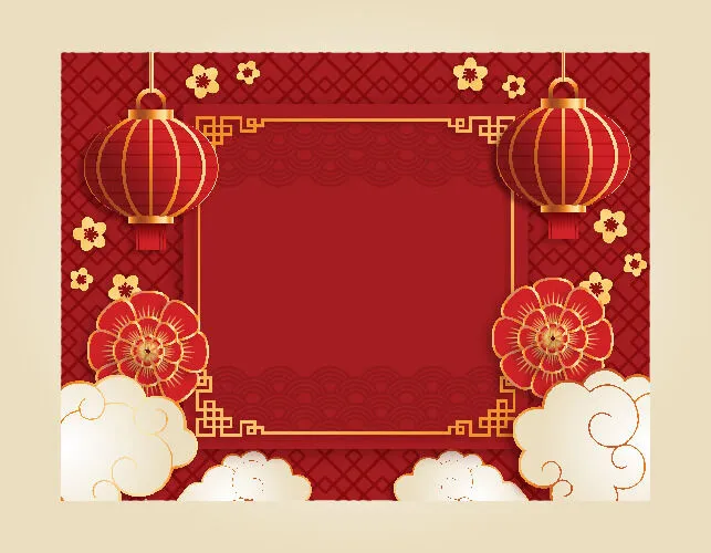 2022虎年新年春节元旦促销标签网页登录页BANNER海报AI矢量素材ai矢量模版下载