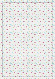 可爱心形五角星底纹图片