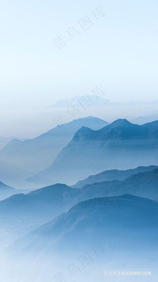 群山峻岭山川云海山峰手机壁纸