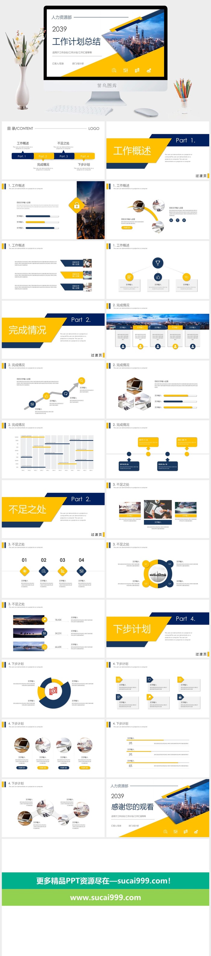 人力资源汇报PPT模板