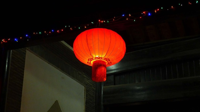 夜景灯笼实景