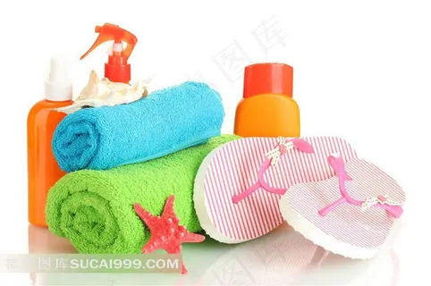 海滨度假用品高清图片