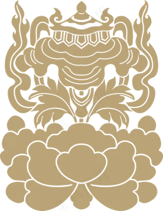 中国风传统吉祥寓意图案古代喜庆祥瑞纹样纹饰PNG免抠