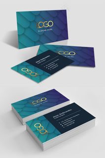 时尚动感创意名片模板设计