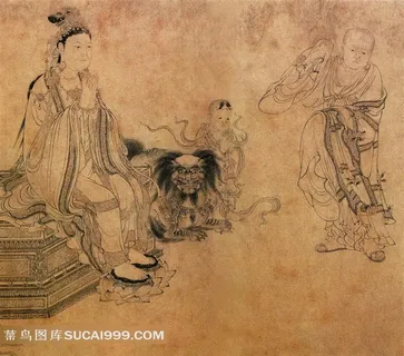 世界名画--观音祁福 世界名画--观音祁福
