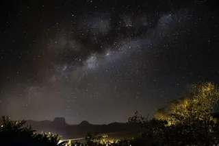 黑色星空摄影素材