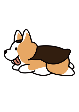 矢量小狗可爱小狗