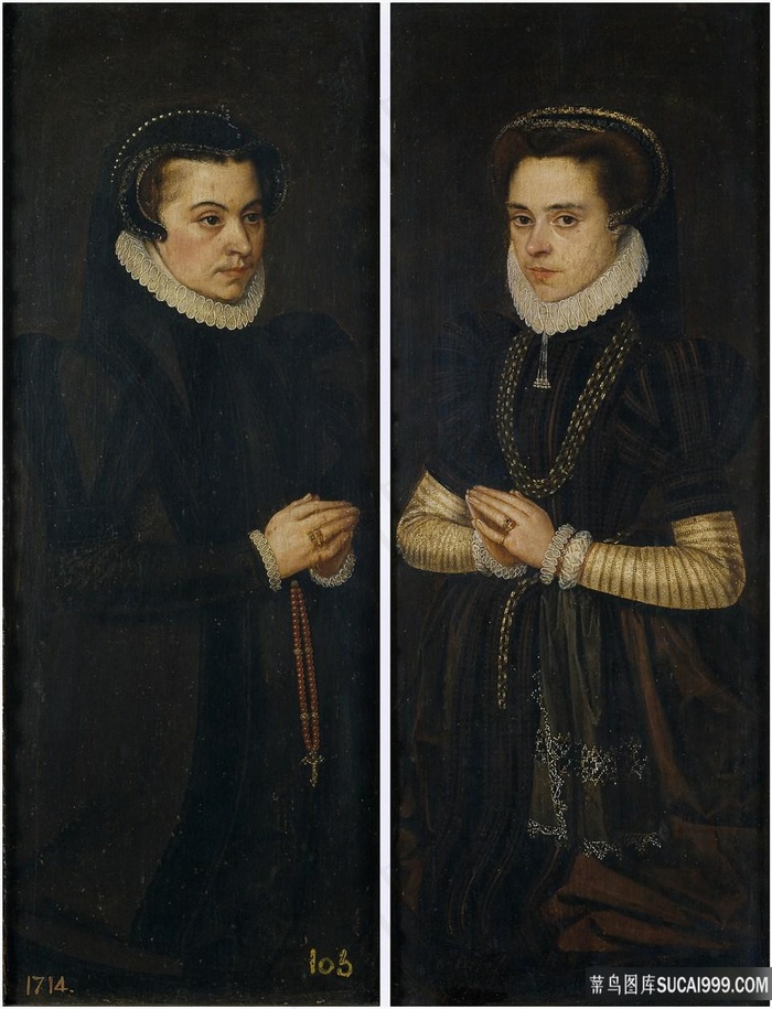 妇人肖像艺术油画装饰画