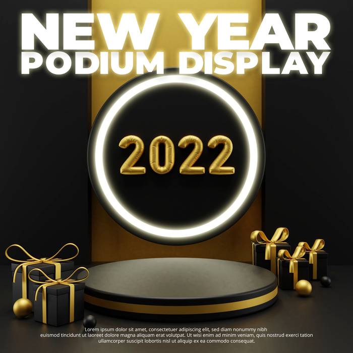 设计创造新年素材