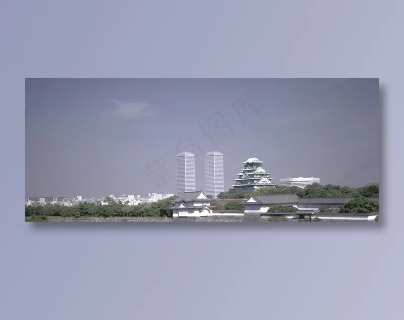 天空下的城市建筑