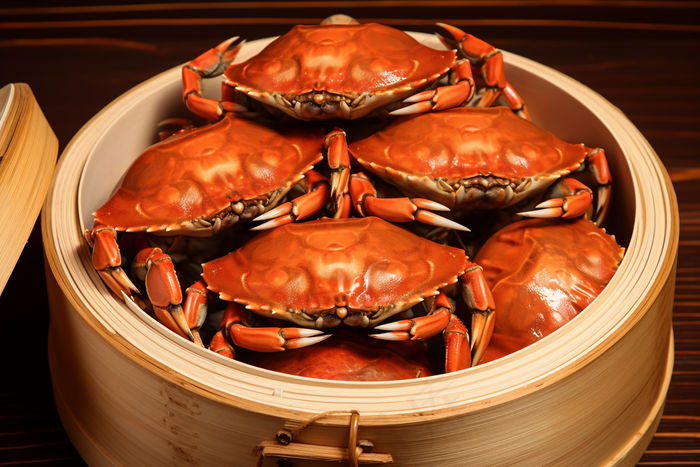 螃蟹秋季美食摄影图 (4032x2688)