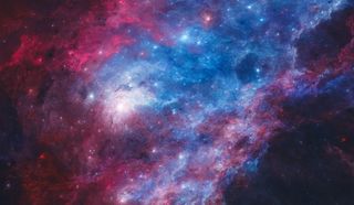 元宇宙世界天空背景墙风景