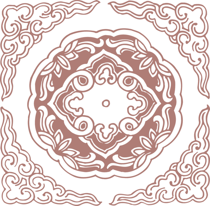 简约风中式传统图案窗花贴画镂空窗户瓷砖PNG免扣图片素材 (66)