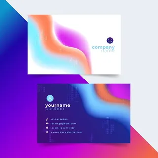炫彩商务名片