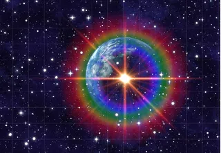 元宇宙世界天空风景背景墙