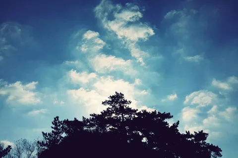 积云天空图片 积云天空图片