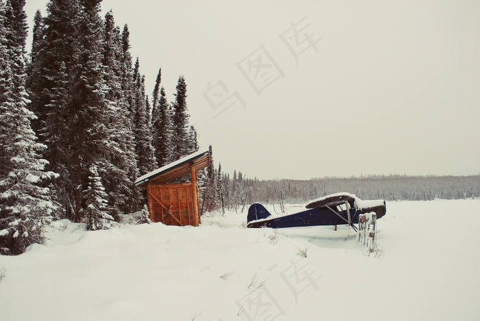 冬天雪景的图片