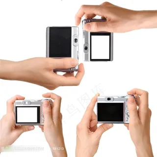 拿照相机的各种手部姿势