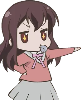 口哨女孩素材人物卡通简笔