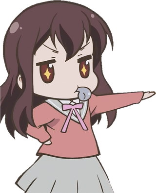 口哨女孩素材人物卡通简笔