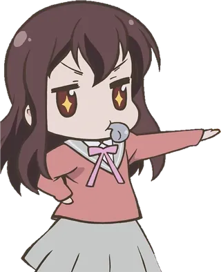 口哨女孩素材人物卡通简笔