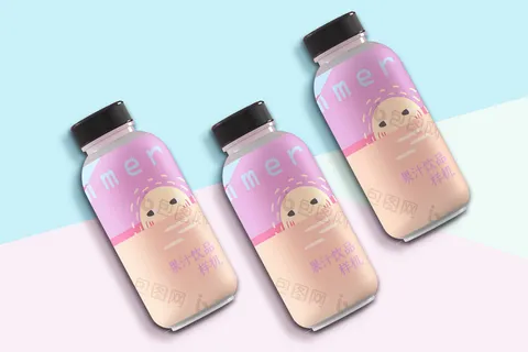 电商广告饮料瓶子样机