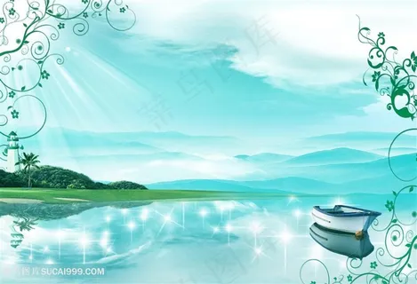 唯美海滩背景 唯美海滩背景