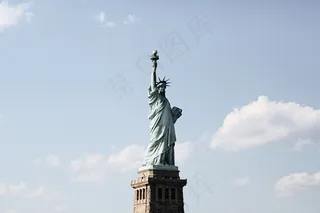 自由女神雕像图片