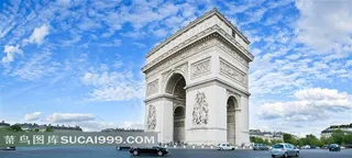 法国巴黎凯旋门图片