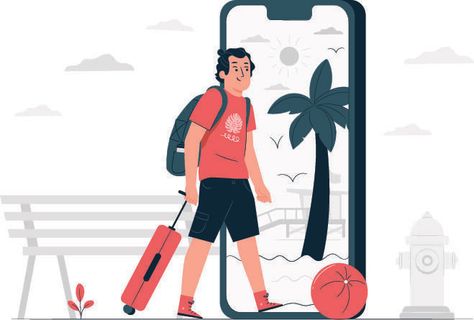 扁平化人物场景办公互联网等距ai矢量设计网页海报UI素材插画