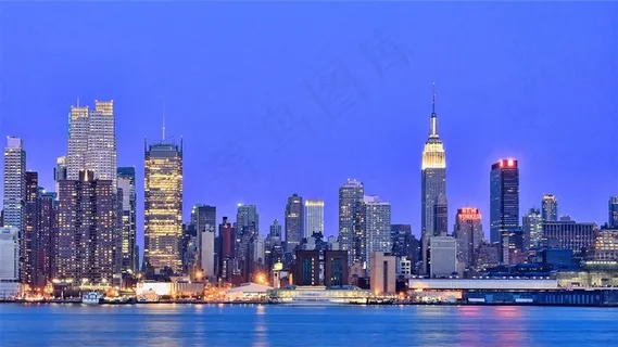 高清水上城市美景 高清水上城市美景