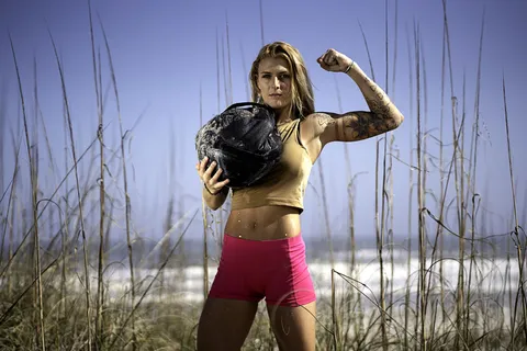 高清健身人物美女