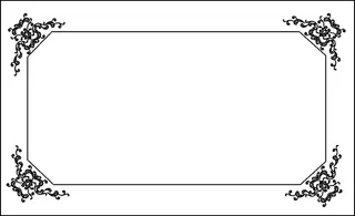 花纹边框古风