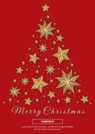 圣诞节圣诞树圣诞老人闪亮装饰电商促销折扣海报