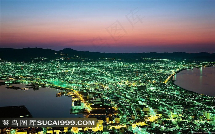 唯美迷人城市夜景摄影素材