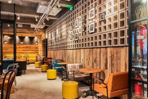 豪华精致商务办公休息区装修素材图